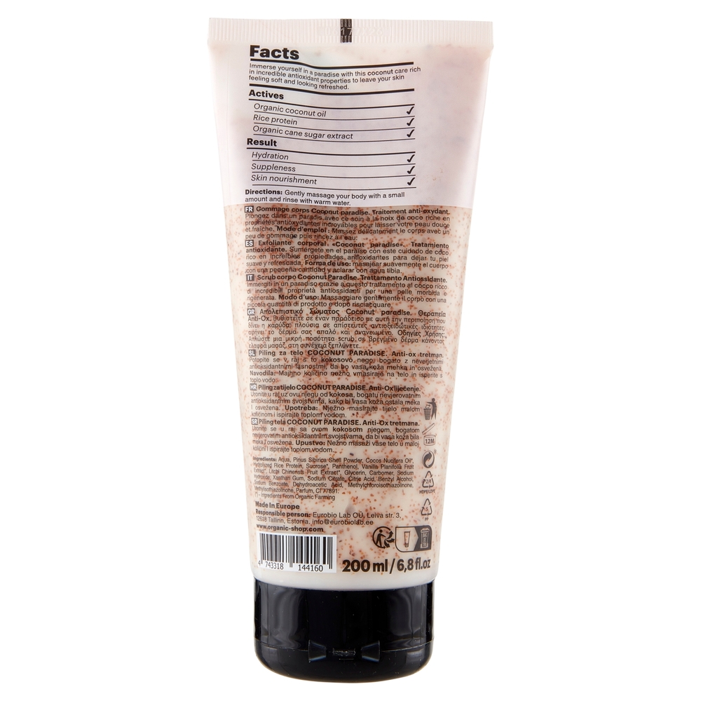 Skin Super Good Coconut Paradise Body scrub 200 ml